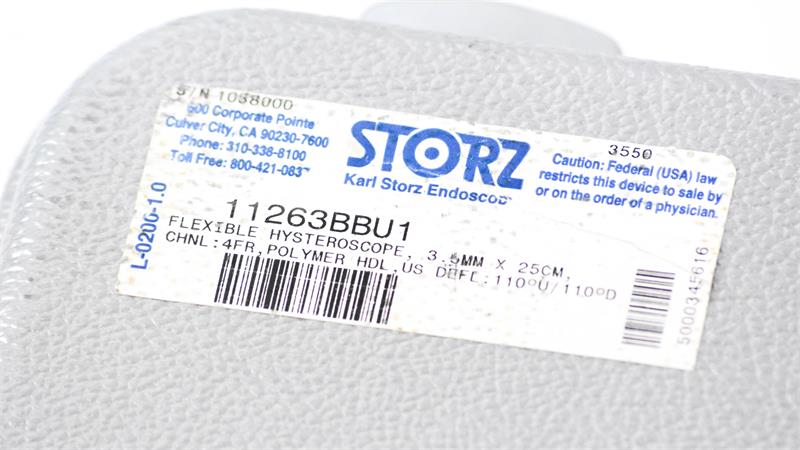 Storz 11263BBU1 Flexible Hysteroscope, 3.5mm X 25cm, 4Fr Ch, 110º AOD, 0º Lens - Hysteroscope | CincyMed