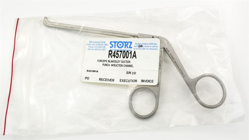Storz Rhinoforce Blakelsley Forceps w/ Suction Channel | 457001A - Sinus Forceps | CincyMed