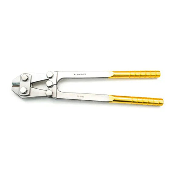 TC Gold Side Cutter, Ribbed Grips, 12inch Double Action | 21-3080 | CincyMed