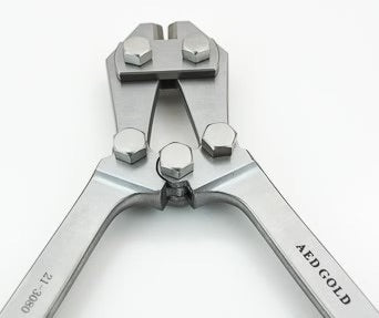 TC Gold Side Cutter, Ribbed Grips, 12inch Double Action | 21-3080 | CincyMed