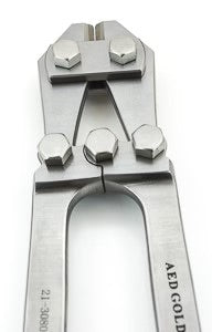 TC Gold Side Cutter, Ribbed Grips, 12inch Double Action | 21-3080 | CincyMed