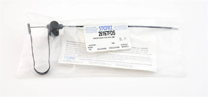 Storz Fenestrated Atraumatic Grasper Forceps, 3mm x 20cm, D/A | 26167FDS - Laparoscopic Forceps | CincyMed