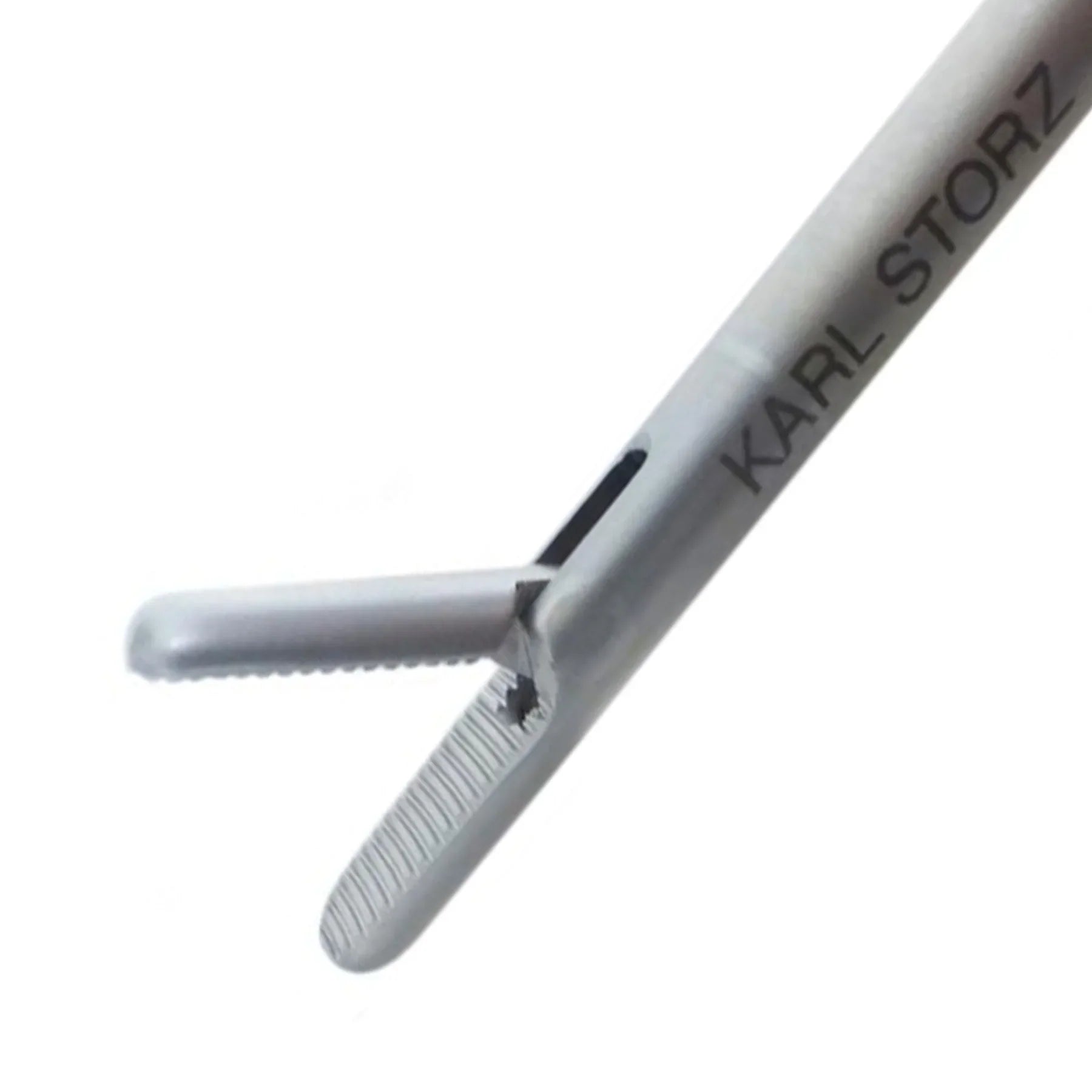 Storz Swolin Needle Holder, Convex/Concave, F/4.0 Suture with Ratchet | 26173SL - Needle Holder | CincyMed