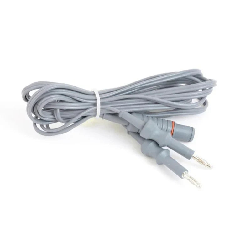 Storz (style) Bipolar Cable for Storz Forcep w/ Two Banana Plug | 26176LA - Laparoscopic Bipolars | CincyMed