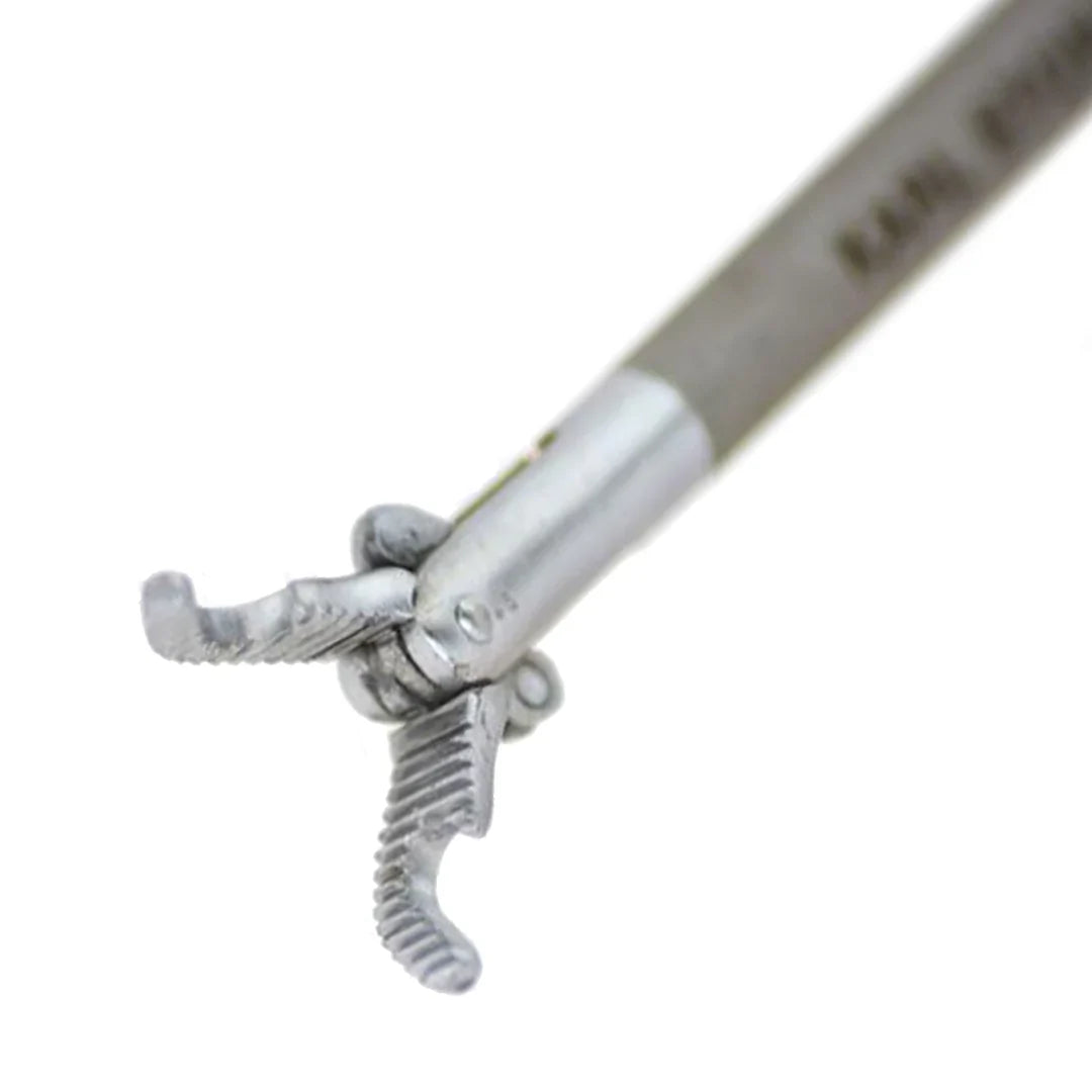 Storz Straight Suture/Grasping Forceps w/ Ratchet Handle | 26177VS - Laparoscopic Forceps | CincyMed
