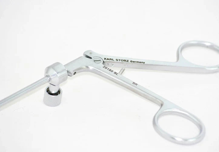 Storz Micro Dissecting Scissors, S/A Curved Left | 26180SL - Laparoscopic Forceps | CincyMed