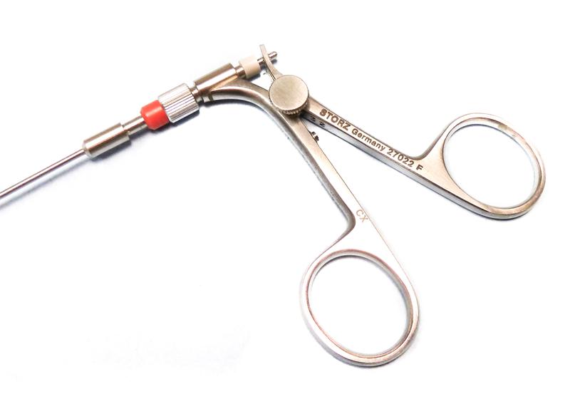 Storz 27022F Semi-Rigid Grasping Forcep, 5Fr X 42.5cm, D/A - Semi-Rigid Forceps | CincyMed