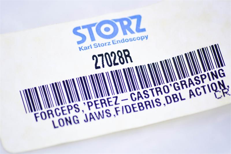 Storz 27028R Perez-Castro Grasping Forcep, 5Fr X 53cm, D/A - Flexible Forceps | CincyMed