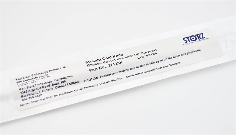 Storz 27123K Straight Cold Knife - Resectoscope | CincyMed