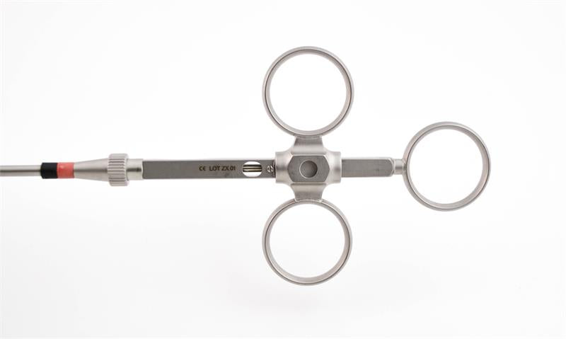 Storz 27294SH Sickle Knife With 3 Ring Handle, 10.5Fr X 38cm - Flexible Forceps | CincyMed