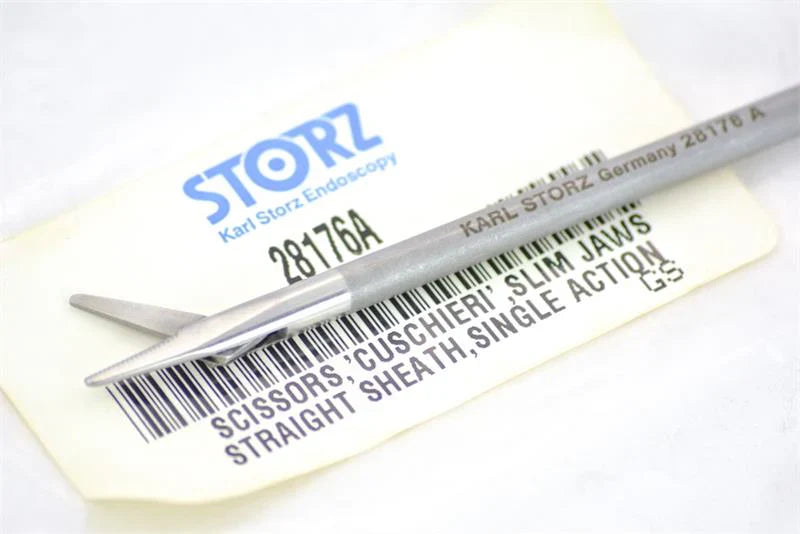 Storz Cuschieri Slim Jaw Straight Scissors S/A | 28176A - Laparoscope | CincyMed