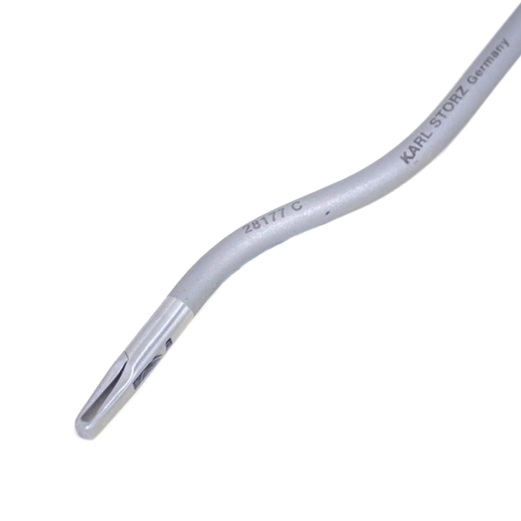 Storz Angled Grasping Forceps S/A, Spring Handle | 28177C - Laparoscopic Forceps | CincyMed