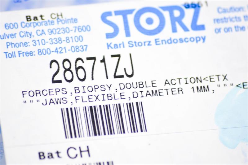 Storz 28671ZJ Flexible Biopsy Forcep, 1mm X 30cm, D/A - Flexible Forceps | CincyMed