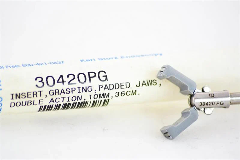 Storz D/A Padded Grasping Jaw Insert, 10mm x 36cm | 30420PG - Laparoscopic Forceps | CincyMed