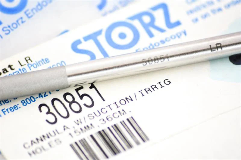 Storz Cannula w/ Suction Irrigation Holes, 36cm | 30851 - Laparoscope Accessories | CincyMed