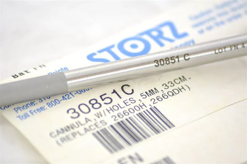Storz Cannula w/ Suction Irrigation Holes, 36cm | 30851 - Laparoscope Accessories | CincyMed