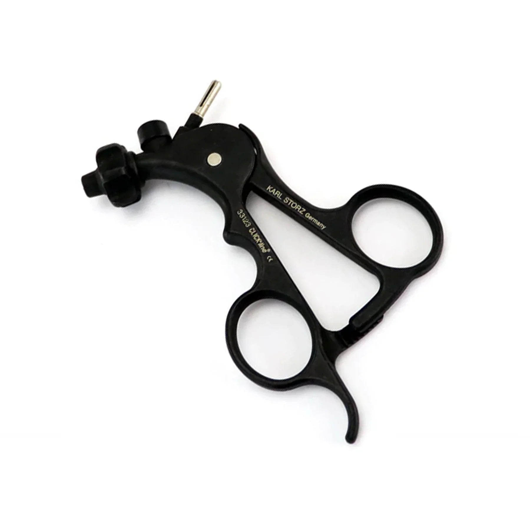 Storz Clickline Plastic Handle w/ Hemostat Ratchet | 33123 - Laparoscope | CincyMed
