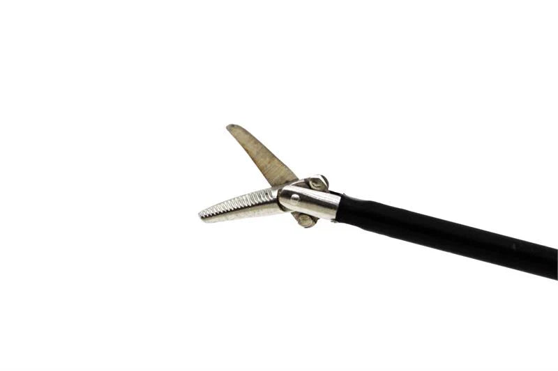 Storz Click Line Tube and Horizontal Opening Scissor Insert, 3mm Curved | 50221GW - Laparoscopic Forceps | CincyMed