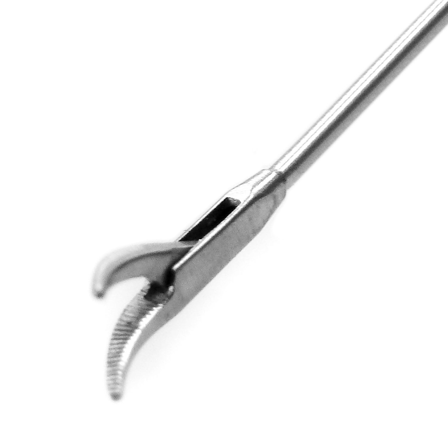 Curved Left Grasper, 1mm | 8517A - Laryngeal Graspers/Forceps | CincyMed