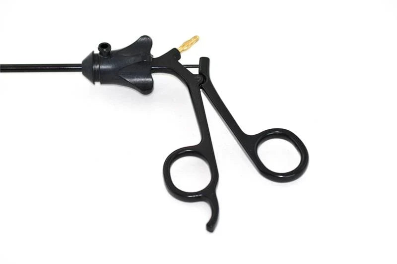 Micro Curved Left Scissor, S/A, 5mm x 33cm | A1346 - Laparoscopic Forceps | CincyMed