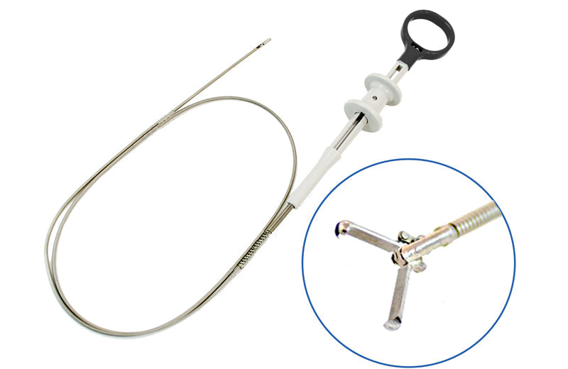 FG3955 Flexible Rat Tooth Forcep, 1.6mm X 220cm, 5Fr - Flexible Forceps | CincyMed