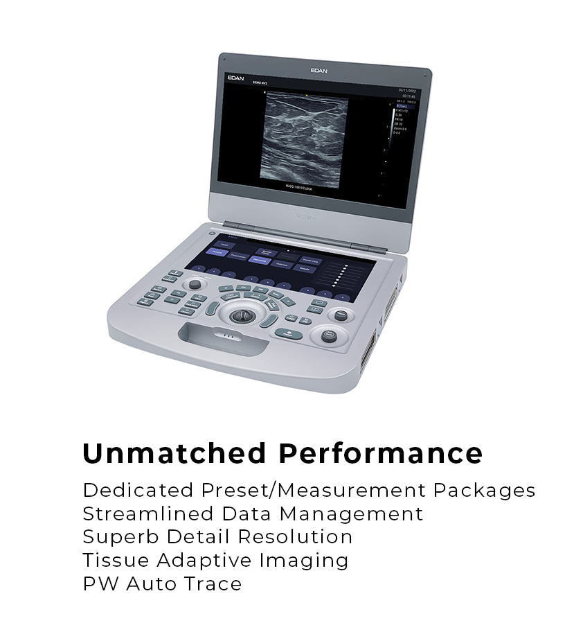 Edan Acclarix AX2 Compact Color Doppler Ultrasound System - Ultrasound System | CincyMed