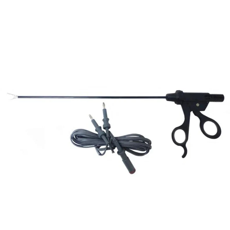 Bipolar Fenestrated Grasper Lap Forcep, 33cm,45cm Double Action with Bipolar Cable | BP1631 - Laparoscopic Bipolars | CincyMed