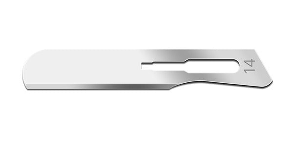 Size 14 Swann Morton Blade Carbon Steel, Sterile - Blades | CincyMed