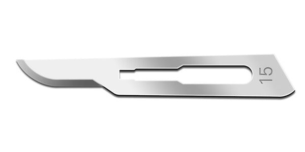 Size 15 Swann Morton Blade Carbon Steel, Sterile - Blades | CincyMed