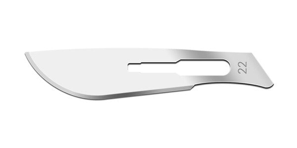 Size 22 Swann Morton Blade Carbon Steel, Sterile - Blades | CincyMed