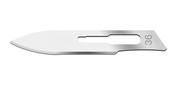 Size 36 Swann Morton Blade Carbon Steel, Sterile - Blades | CincyMed