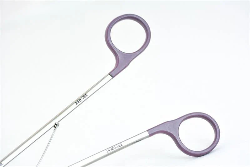 Purple Large Hemo-Lock Forcep - Laparoscopic Forceps | CincyMed