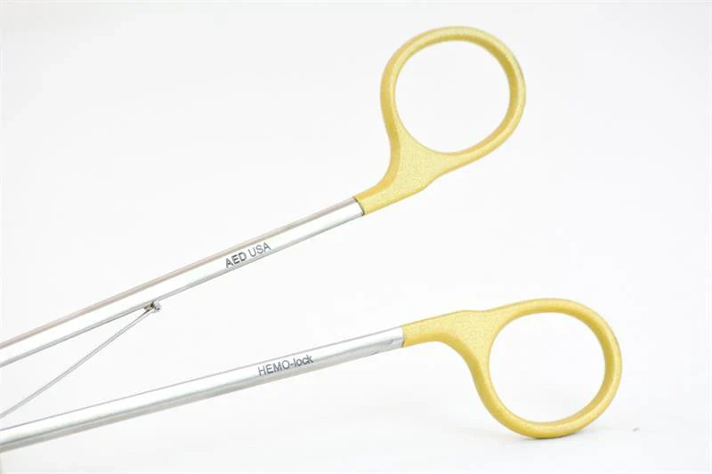 Gold Xtra Large Hemo-Lock Forcep | HS1618XL - Laparoscopic Forceps | CincyMed
