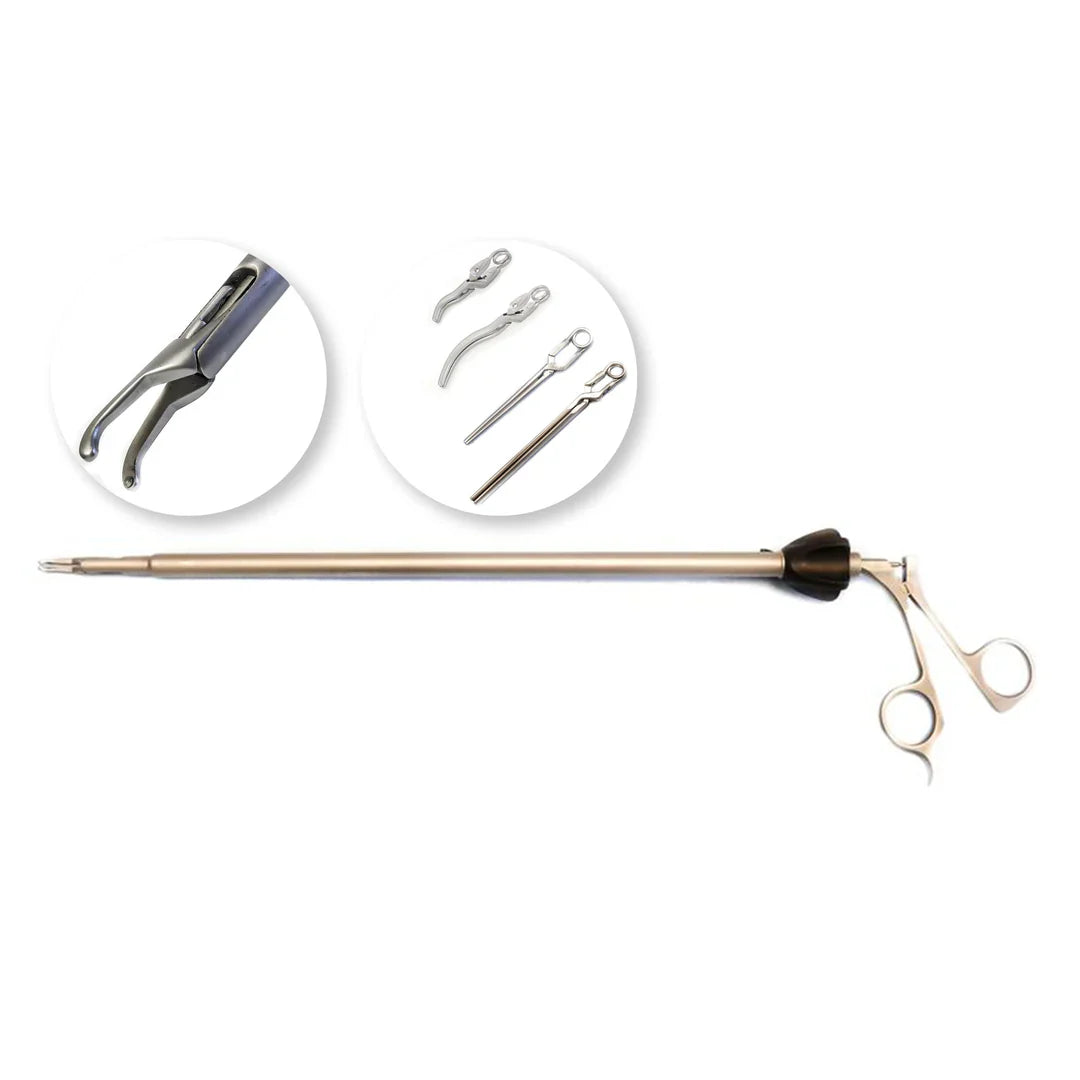 Precise Lap Articulating Bulldog Clamp Forcep, 12.5mm x 38cm | PB500 - Laparoscope | CincyMed
