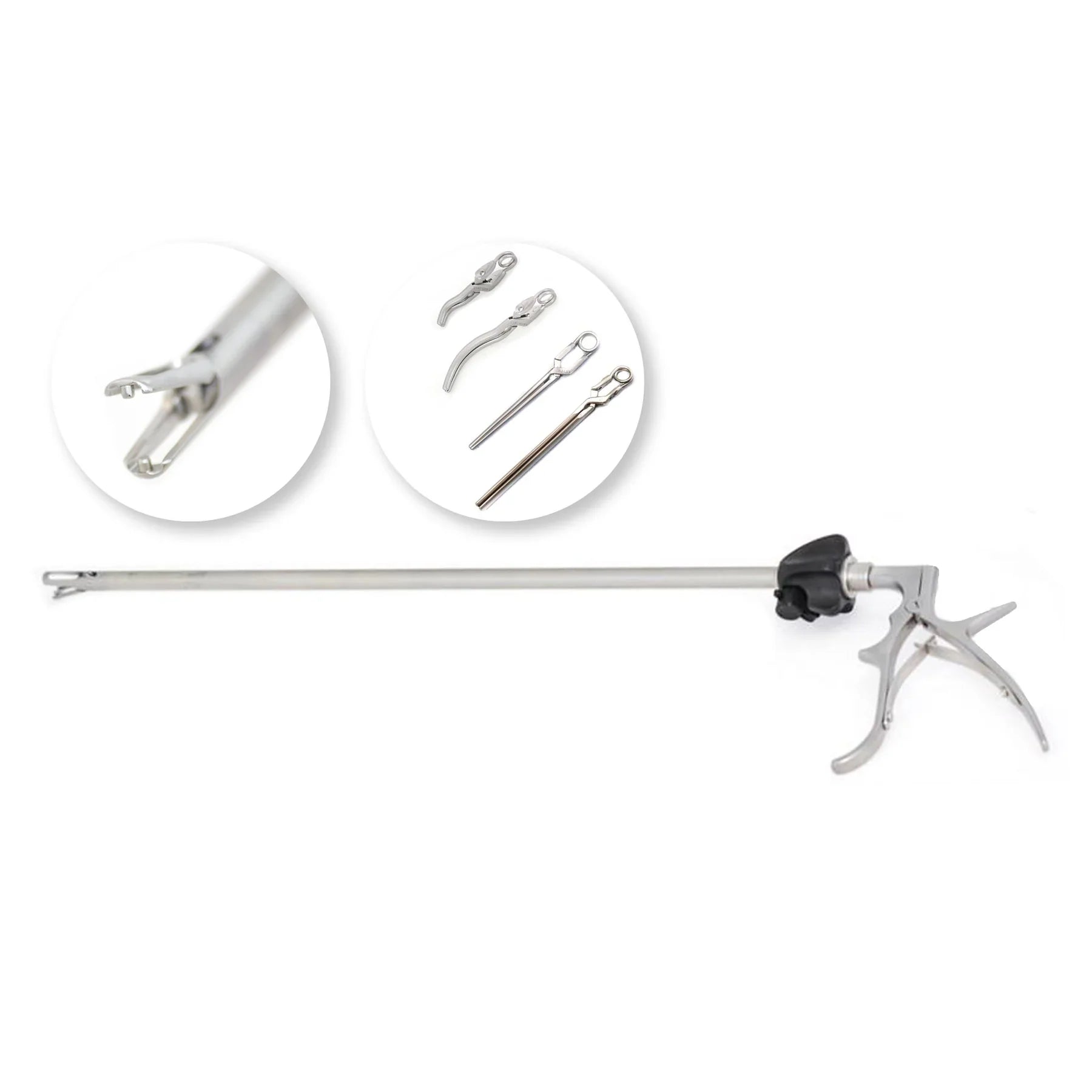 Precise Lap Bulldog Clamp Forcep, 10mm x 38cm | PD500 - Laparoscope | CincyMed