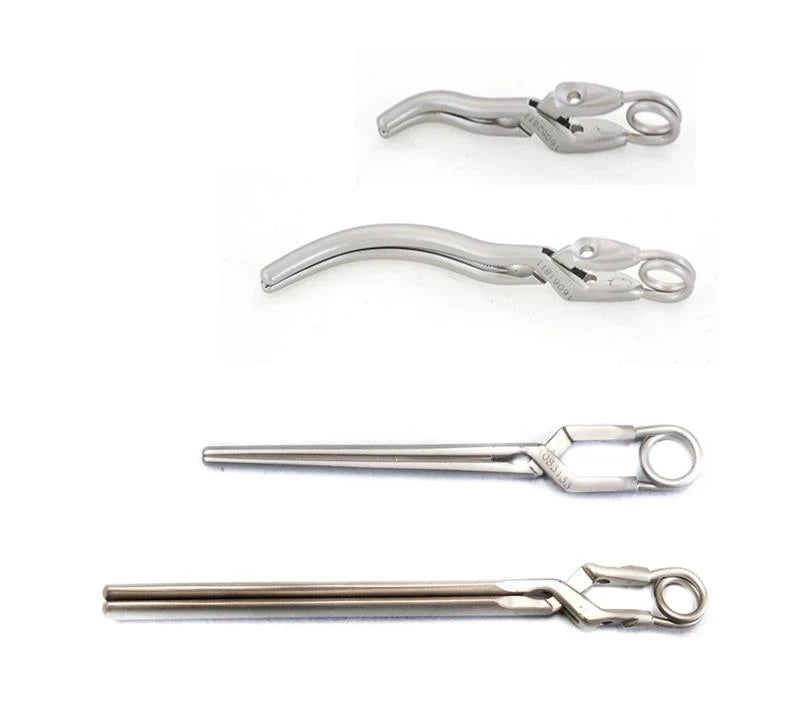 Precise Lap Bulldog Clamp Forcep, 10mm x 38cm | PD500 - Laparoscope | CincyMed