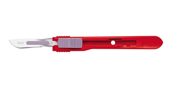 Size 21 Swann Morton Sterile Safety Scalpel Retractable - Blades | CincyMed