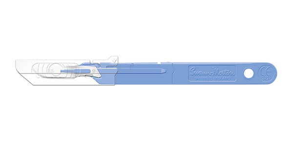 Size 10 Sterile Safety Scalpel (Retracting Guard) - Scalpels | CincyMed