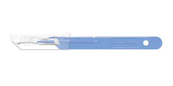 Stitch Cutter Sterile Safety Scalpel (Retracting Guard) | CincyMed